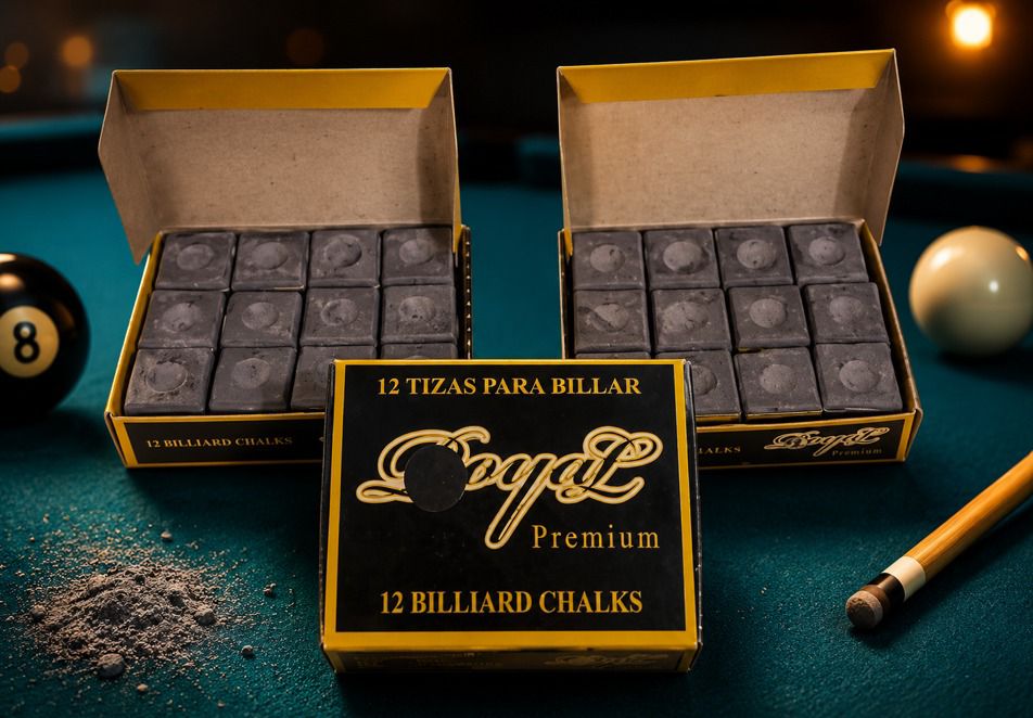 Tiza para billar Royal Premium  - Color Negro (1.440 tizas - 10 gruesas)
