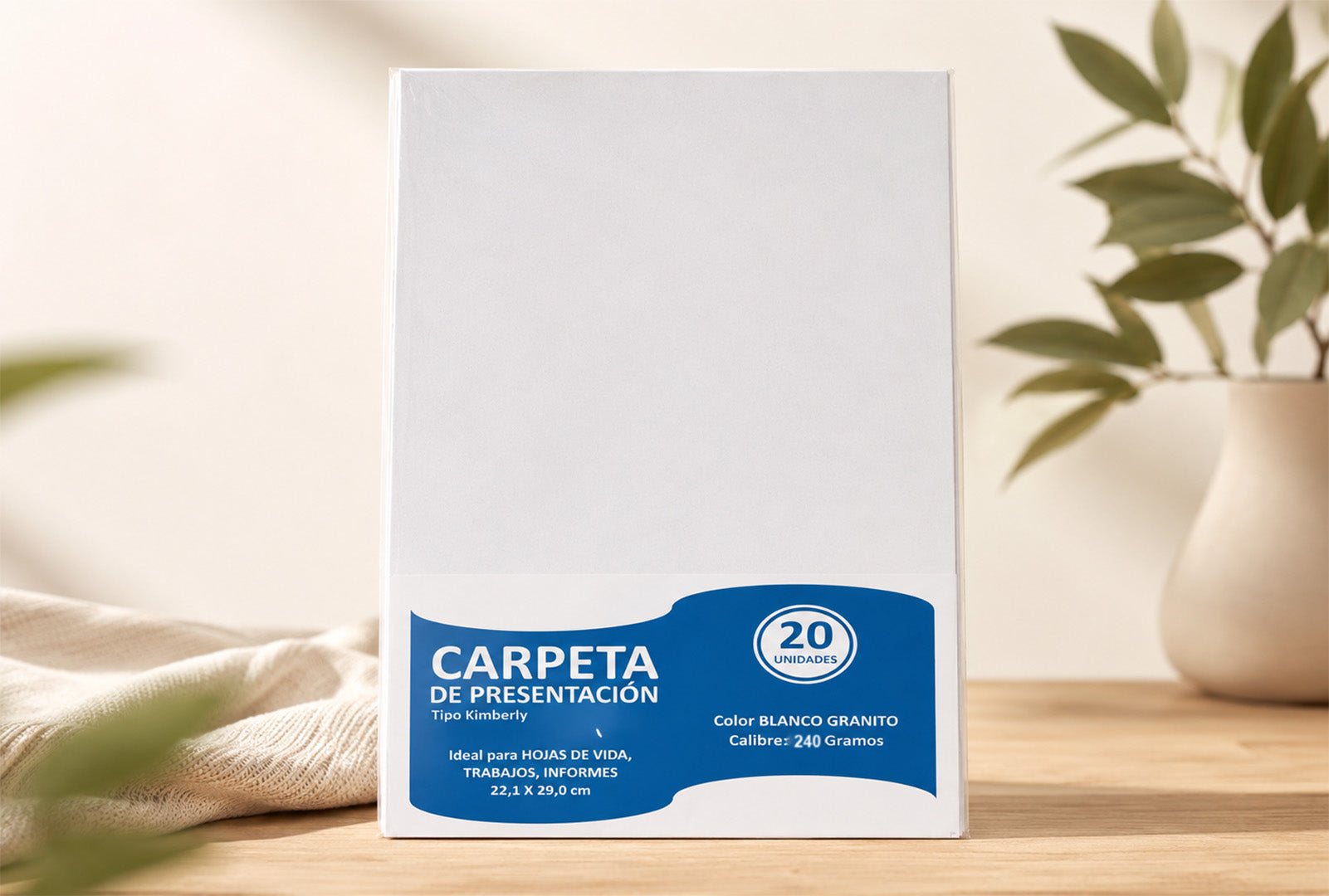 Carpeta Tipo Kimberly  240grs