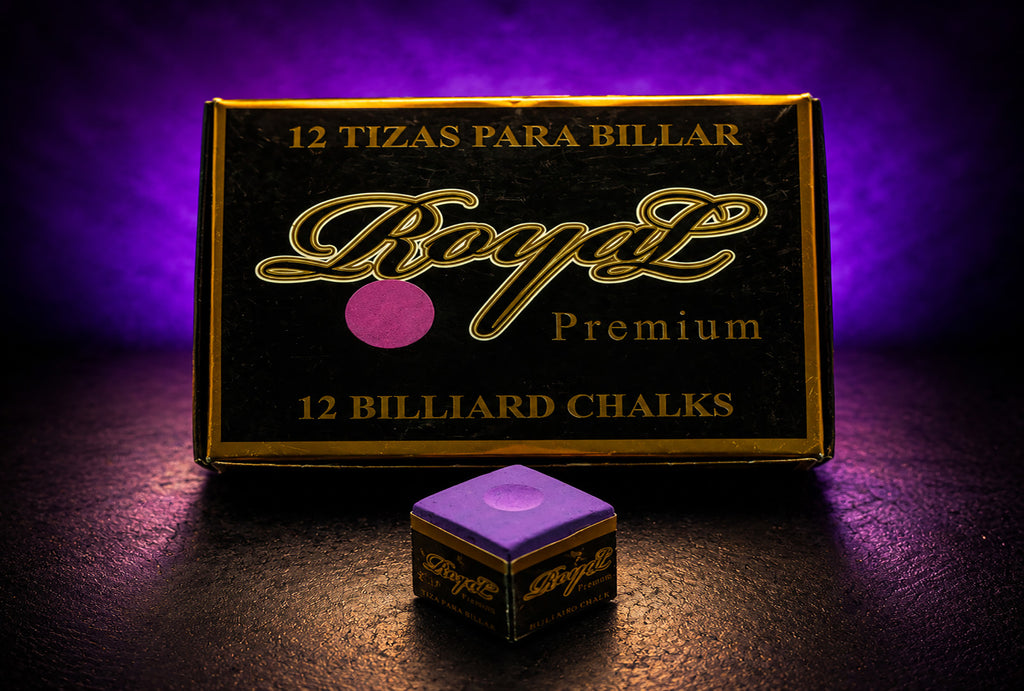 Tiza para billar ROYAL PREMIUM - Color Lila (Gruesa - 144 tizas)